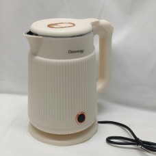 1-Liter Double Wall Electric Hot Water Kettle, Tea Kettle with Stainless Steel Interior, One Touch Operation to Boil Water 1-Liter Double Wall Electric Hot Water Kettle, Tea Kettle with Stainless Steel Interior, One Touch Operation to Boil Water